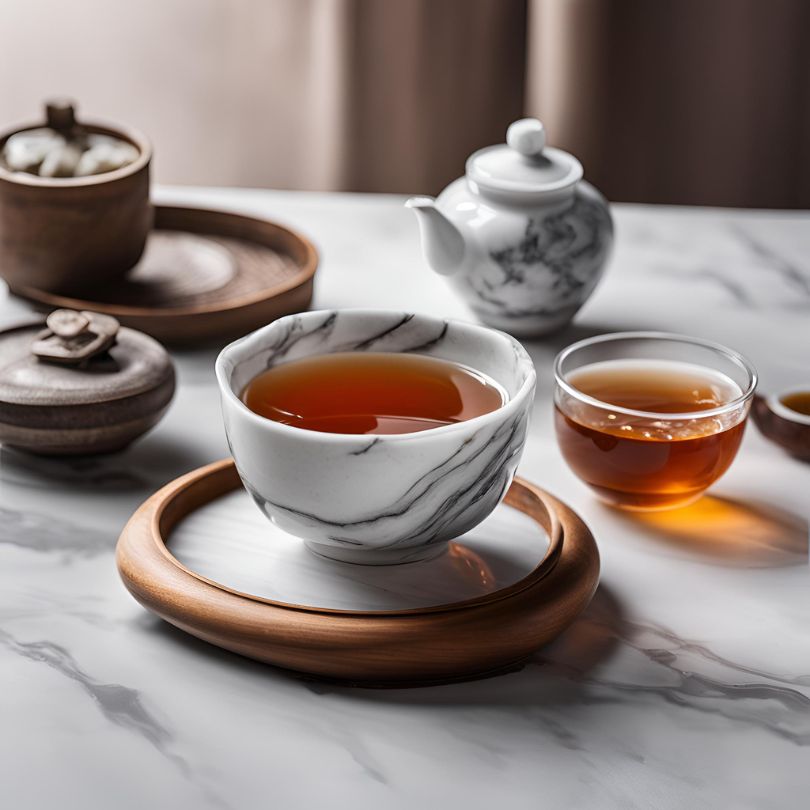 2015 Tianchao Tribute Ancient Tree Raw Pu-erh Tea in a cup