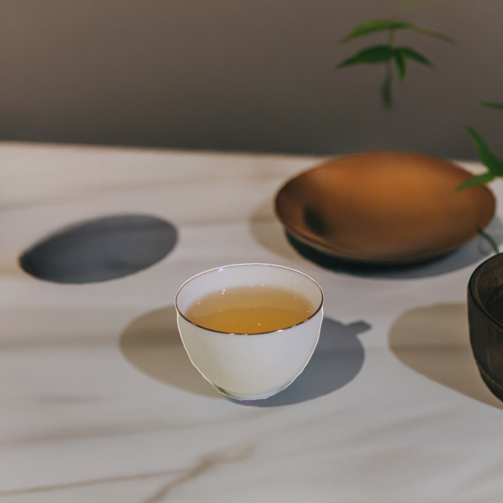 2012 Tianchao Tribute Ancient Tree Raw Pu-erh Tea in tea cup