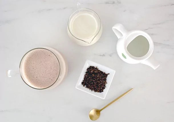 Pu-erh Tea Imperial Latte with Butter Chai